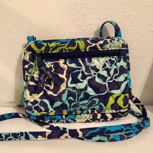 Vera Bradley Petite Crossbody in “Katalina Blues”